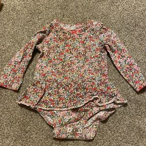 🧡 Buy 1 Get 2 Free! Floral Bodysuit with Skirt